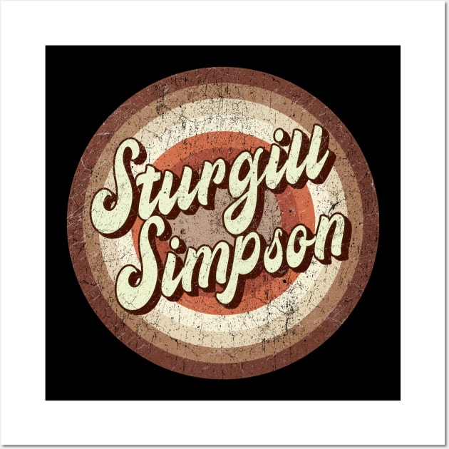 Vintage brown exclusive - Sturgill Simpson Wall Art by roeonybgm